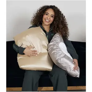 Champagne Reversible Satin Bonnet Pillowcase