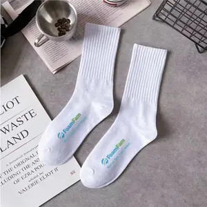 FoamFam Unisex Cotton Socks - Basic Everyday Wear for Men & Women Comfortable Breathable Minimalist Design