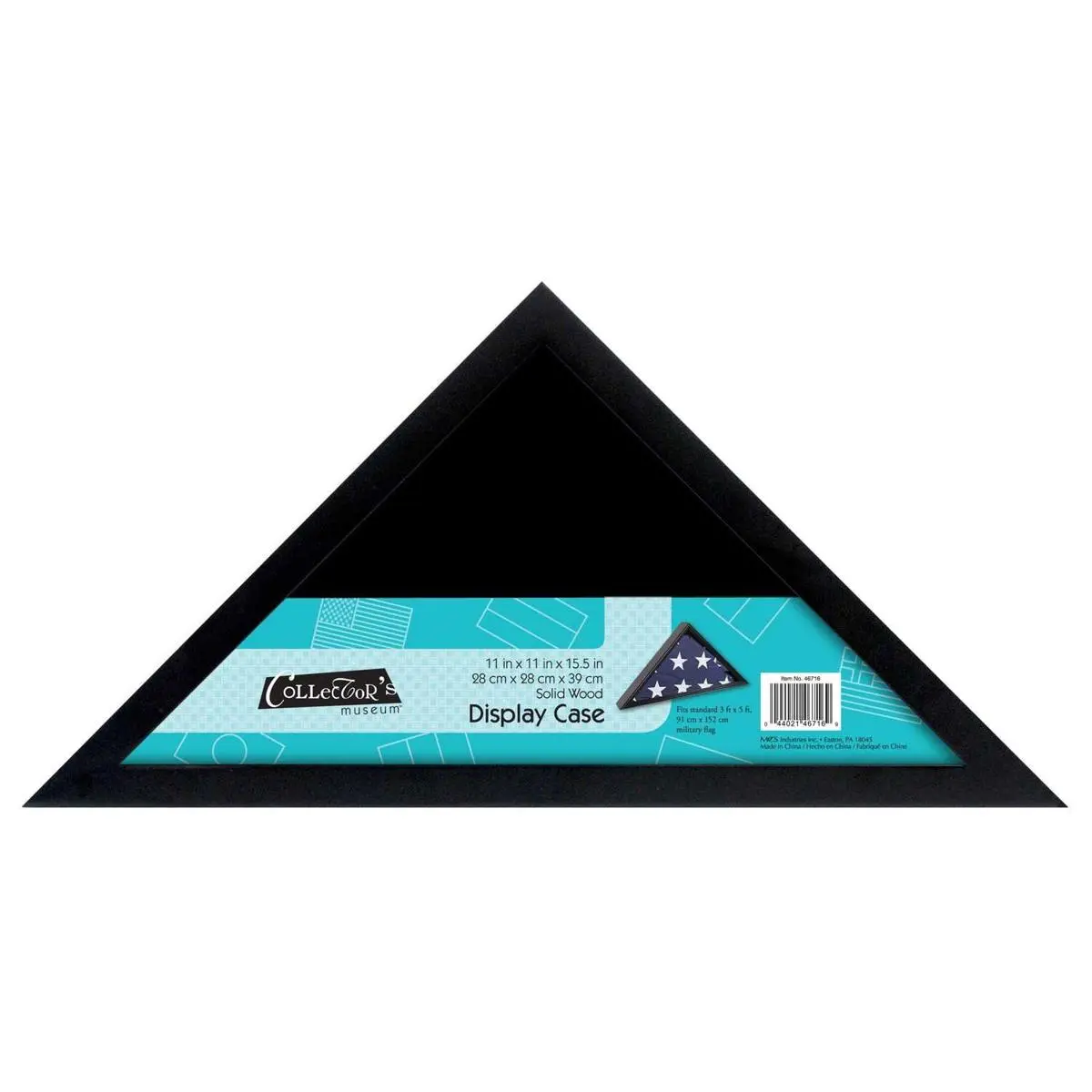 MCS 11x15" Mini Flag Display Case, Black