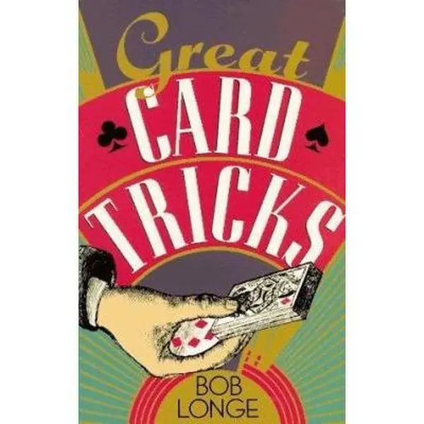 Used Great Card Tricks Book by Bob Longe, Paperback Card Magic Guide with Instructions (Literature & Art Genre)