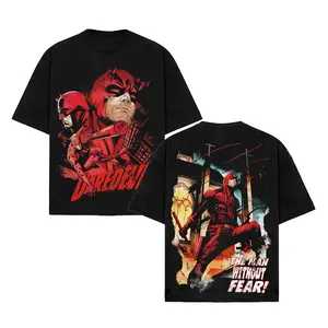 Daredevil Matt Murdock V2 Premium Cotton T-Shirt, Born Again Graphic Shirt, Character Comics Fans Shirt, Comic T-Shirt, Comic Book Fans T-Shirt, Superhero Graphic Tee