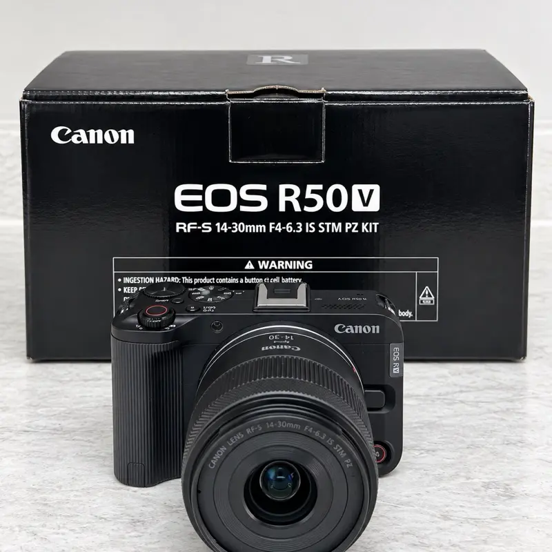 Canon EOS R50 V Mirrorless Camera - RF-S 14-30mm Lens Kit, Like New