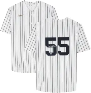 Hideki Matsui New York Yankees Autographed White Nike Cooperstown Collection Pinstripe Replica Jersey - Fanatics Authentic Certified
