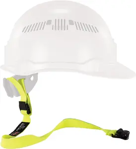 Squids 3155 Elastic Hard Hat Lanyard with Clamp - 2lbs / 0.9kg (2 PACK)