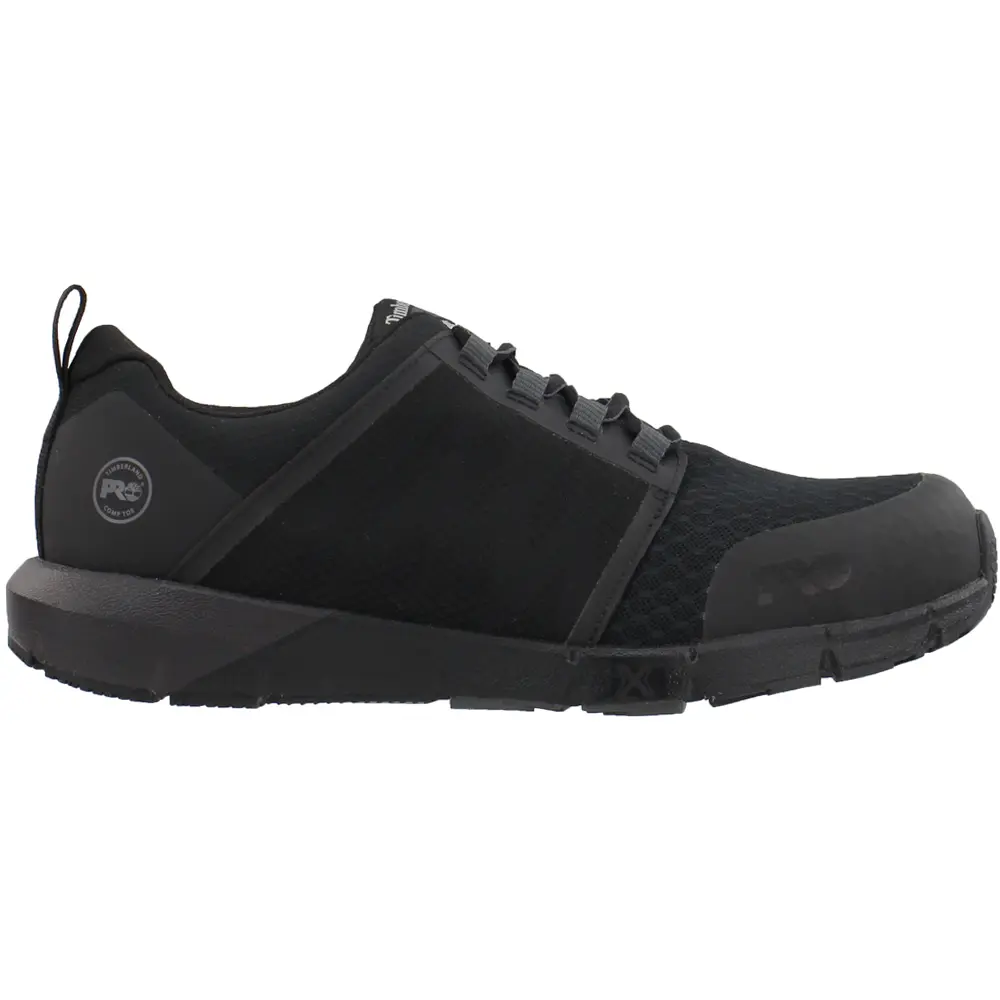 Timberland Mens Radius Slip Resistant Composite Toe Work/Duty - Black Timberland Mens Radius Slip Resistant Composite Toe Work/Duty - Black