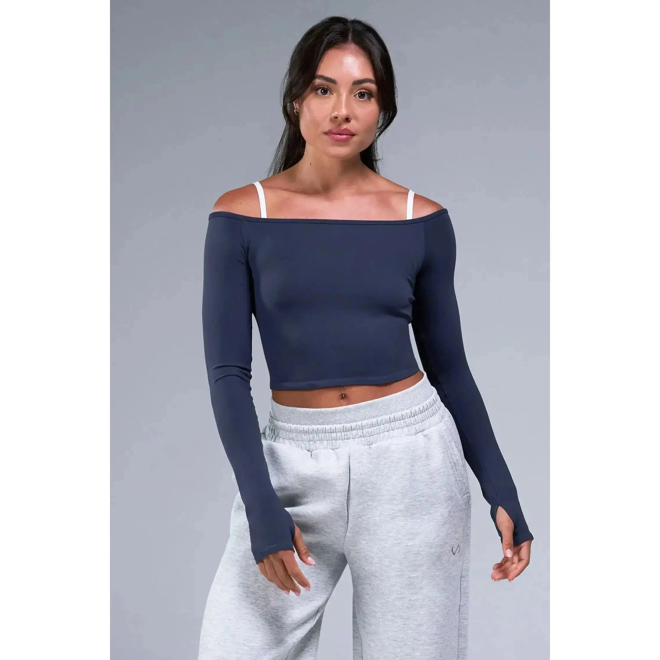 Essential Seamless Off The Shoulder Top