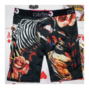 ETHIKA Sexy Men Underwear Boxers Fashion Print Mens Underpants Men's Panties Lingeries Breathable Plus Size L-3XL Boxers Briefs