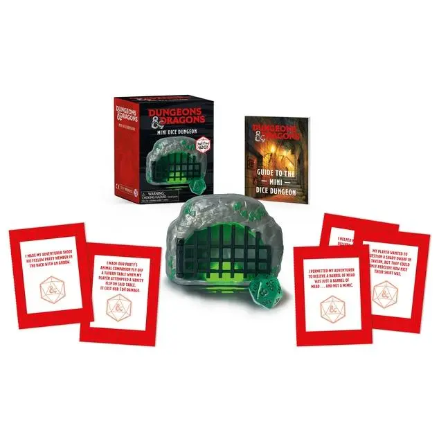 Dungeons & Dragons: Mini Dice Dungeon [With Battery] -- Brenna Dinon - Paperback