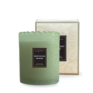 Meditation Moonlit Moss Natural Candle 8oz Kaia Collection