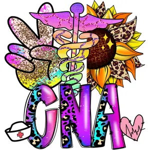 N83 CNA Nurse Full Color DTF Transfer