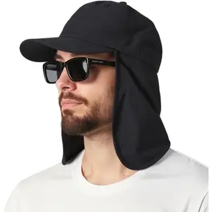 UPF 50+  Sun Hat - Packable Unisex Baseball Cap with  Flap for Beach, Golf, Hiking, Fishing & Running