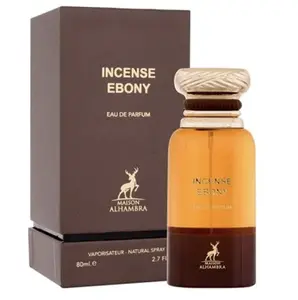 Lattafa Incense Ebony 80ML 2.7 Fl Oz Eau de Parfum