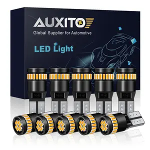 AUXITO 10x 194 LED Light Bulb 6000K White 168 2825 W5W T10 Wedge 24-SMD 3014 Chipse AUXITO 10x 194 LED Light Bulb 6000K White 168 2825 W5W T10 Wedge 24-SMD 3014 Chipse