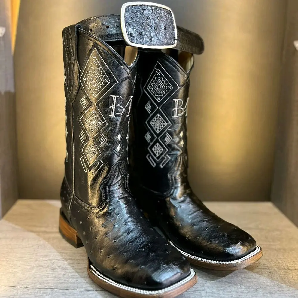 New cowboy boots belt buckle Jazame Men main image 3
