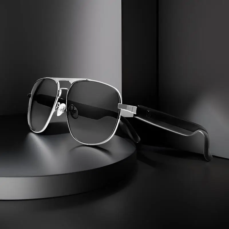 Smart Glasses, Wireless Smart Glasses, Bluetooth-compatible Sunglasses with Music & Call Function, Universal Smart Glasses for Men & Women