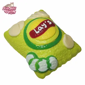 Cucumber Chips Squishy, Handmade taba squishy, Food-Grade Silicone Slow-Rising Rebound Squishy, Sticky Squeeze Toys Gift, Fidget Toys for Stress Relief, Non-Toxic Sensory Toys (3.70oz/105g)