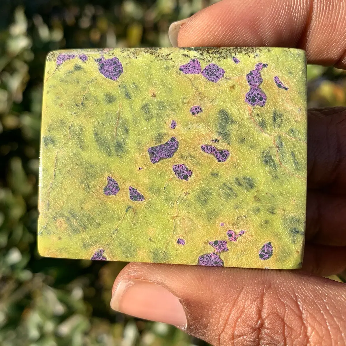 Natural Rare Atlantisite Crystal Slab/Cab natural crystal