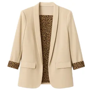 Leopard Print Blazer