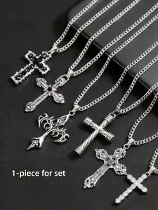 The trendy and fashionable cross pendant necklace comes in a variety of styles, suitable for daily wear, vacation dates, and other occasions. It is also a surprising and exquisite small gift. Cross Necklaces