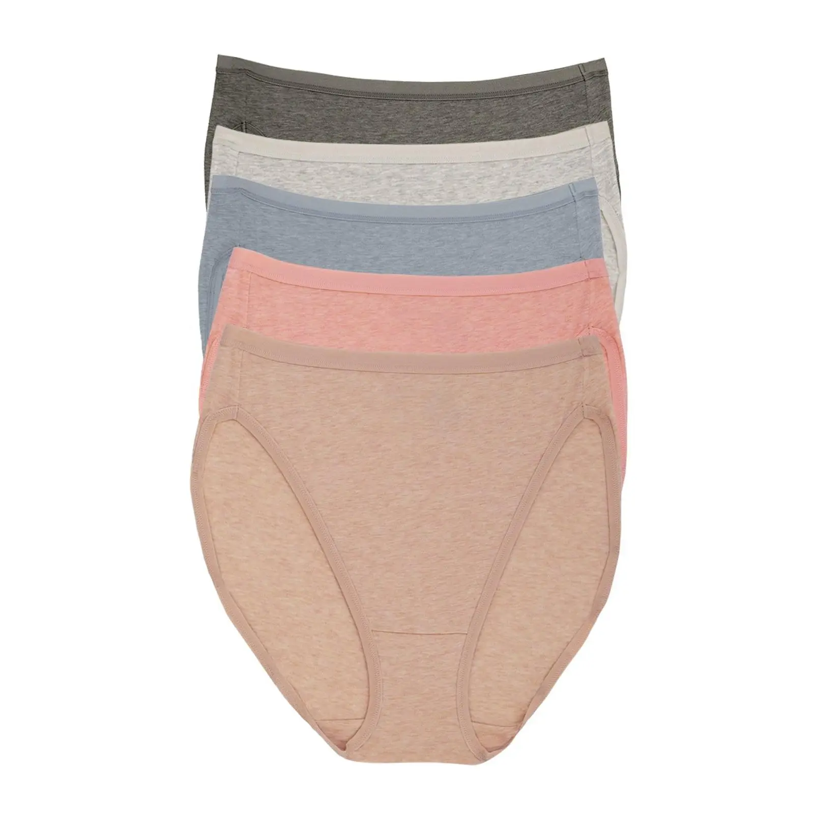 Organic Cotton Stretch Hi-Cut Panty 5-Pack
