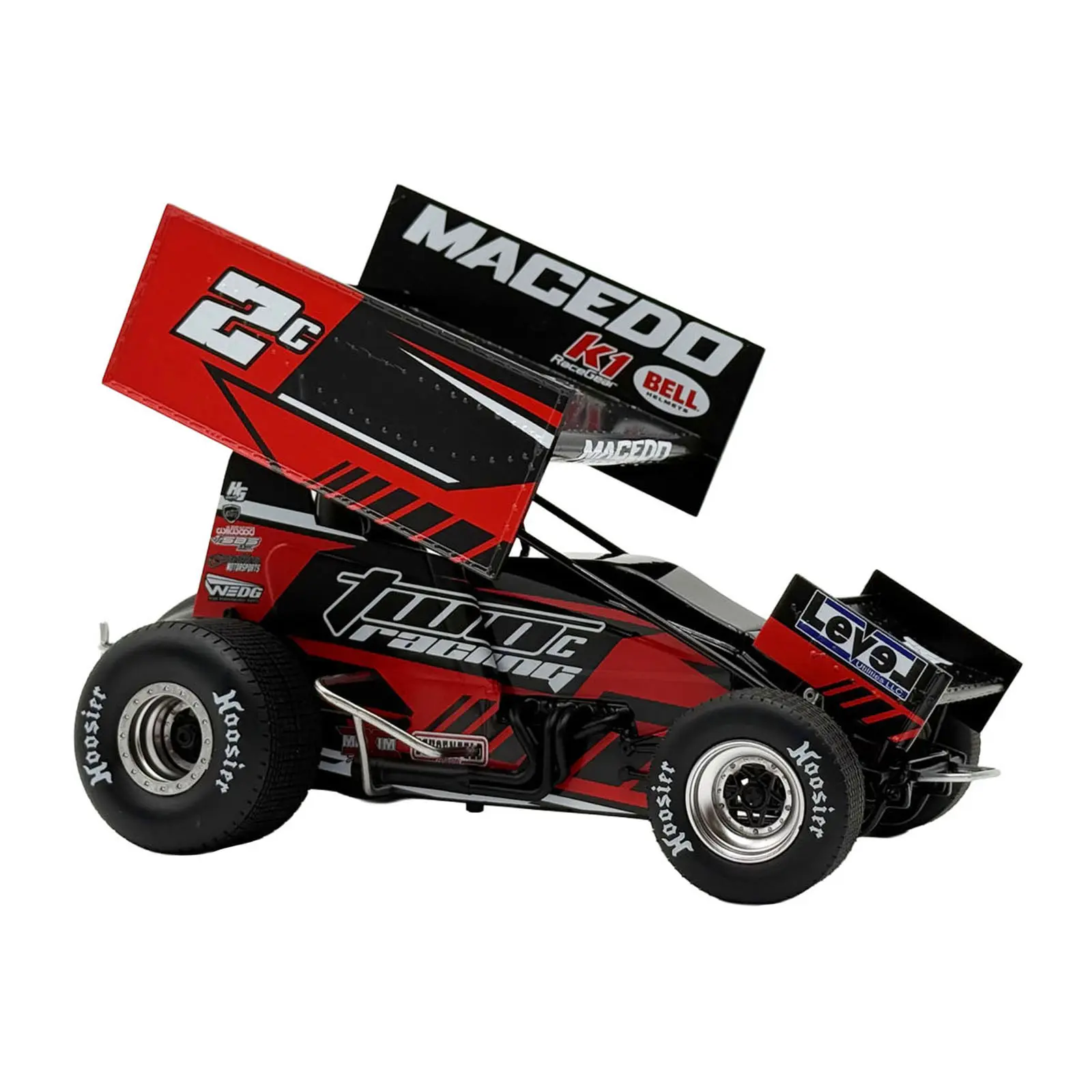 Winged Sprint Car #2C Cole Macedo "Two C Racing" (2026) 1/18 Diecast Model Car by ACME