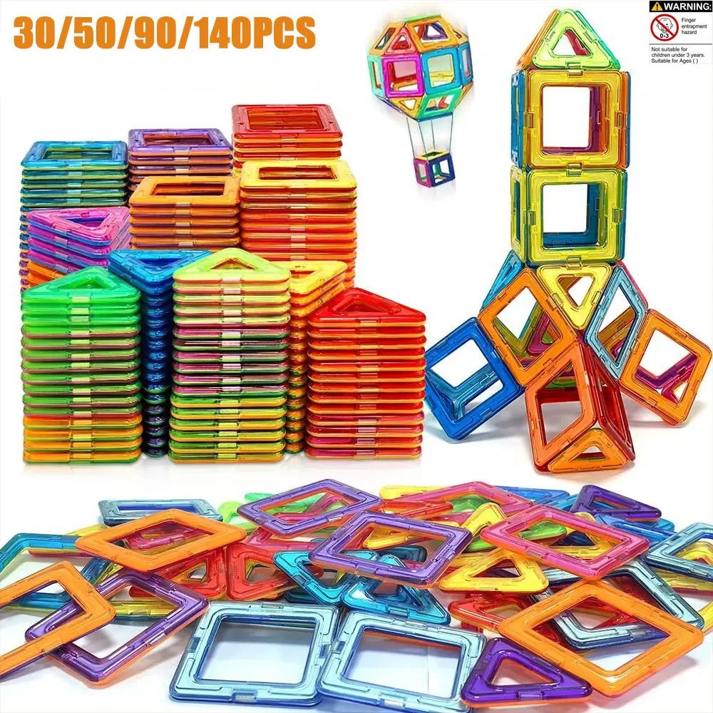Magnetic Toy Set, Stem Educational Learning Toys, Develops Creative Skills & Hand-Eye Coordination, Ideal Gift for Kids, Magnetic Building Set, Magnetic Building Blocks
