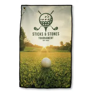 Personalized Golf Towel, Custom Golf Towel, Premium Waffle Weave Material, Durable and Machine Washable 16"X26"