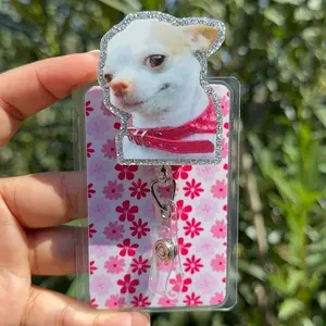 Meme dog badge reel | funny meme badge reel