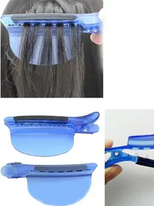 New Hair Dye Clip-In Extension Clips, Sectional Butterfly Clamps for Salon Use, Heat Resistant Fake Hair Tool, Hair Extensions Accessories