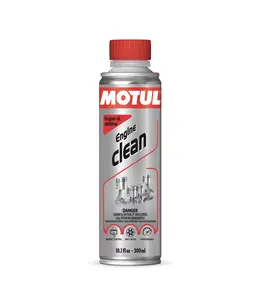Motul Engine Clean Oil Additive & Flush for Gasoline & Diesel Engines 300ml Remove Sludge Improve Oil Flow Supports Emission System Care & Engine Protection