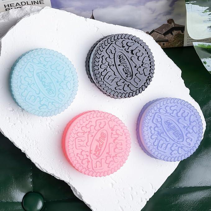 Squeeze Toy for Stress Relief, 1 Count Cookies Shaped Stress Relief Toy, Ultra-soft Decompression Venting Toy, Funny Toy for Adults , Stress Relief Squishy Sensory Stress and Anxiety Relaxing Ultra-Soft Cookies for Birthday Gifts Party