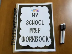 School Prep Workbook, Toddlers, Preschoolers, Kindergarteners