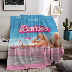 Throw Flannel All Weather Blanket Kneeling Blankets Fluffy Warm Winter Blanket Blankets on Offer Home Knee Throw Wearing Microfiber B-Barbie
