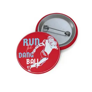 Run the Dang Ball - University of Mississippi Gameday Button