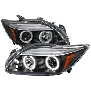 2005-2010 Scion tC Dual Halo Projector Headlights (Matte Black Housing/Clear Lens) 2005-2010 Scion tC Dual Halo Projector Headlights (Matte Black Housing/Clear Lens)