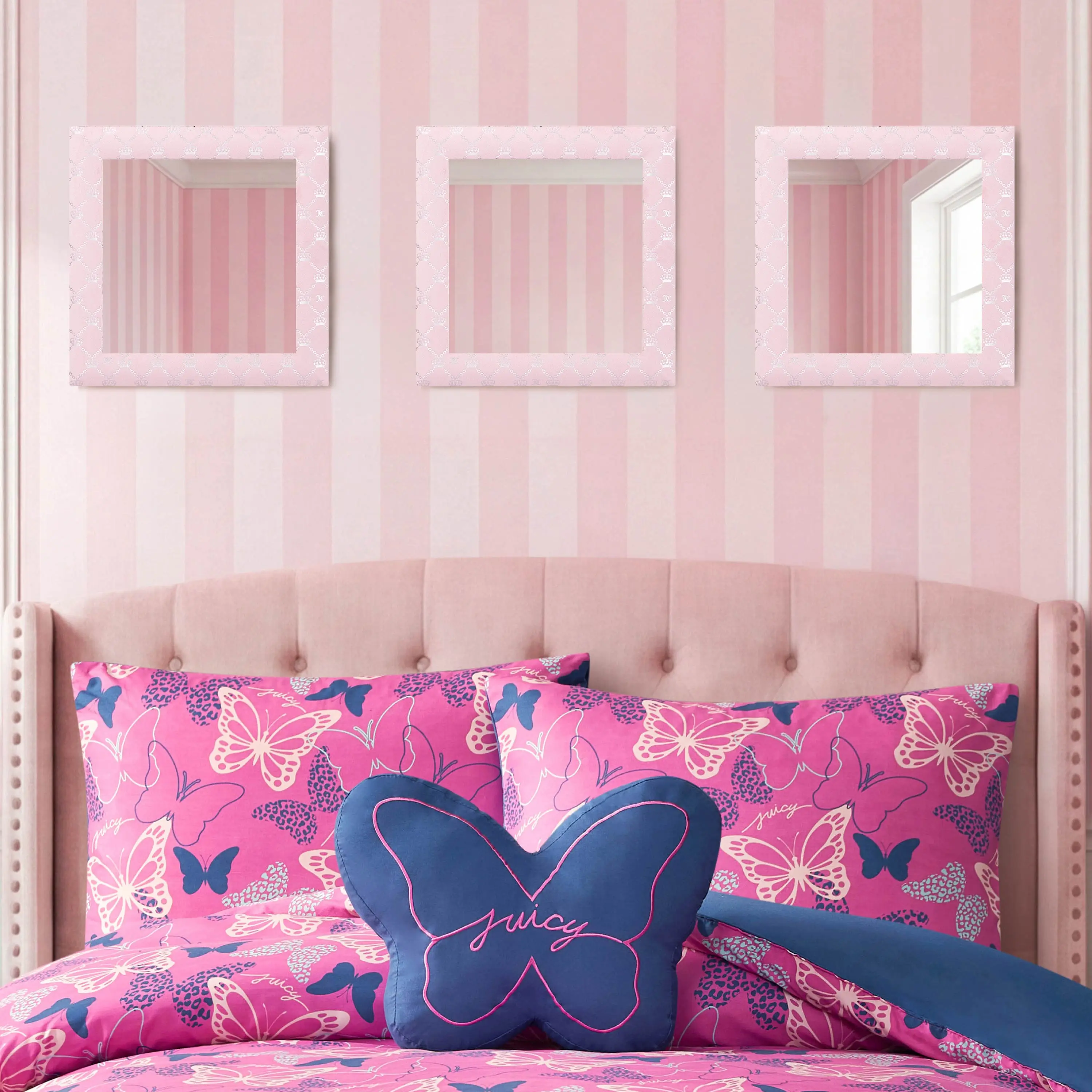 Wall Mirror 3-Piece Set