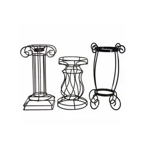 Very Cool Stuff Tall Metal Gazing Globe Stand, Black, 14in (Assorted - 1 Style Selected by Shipper)