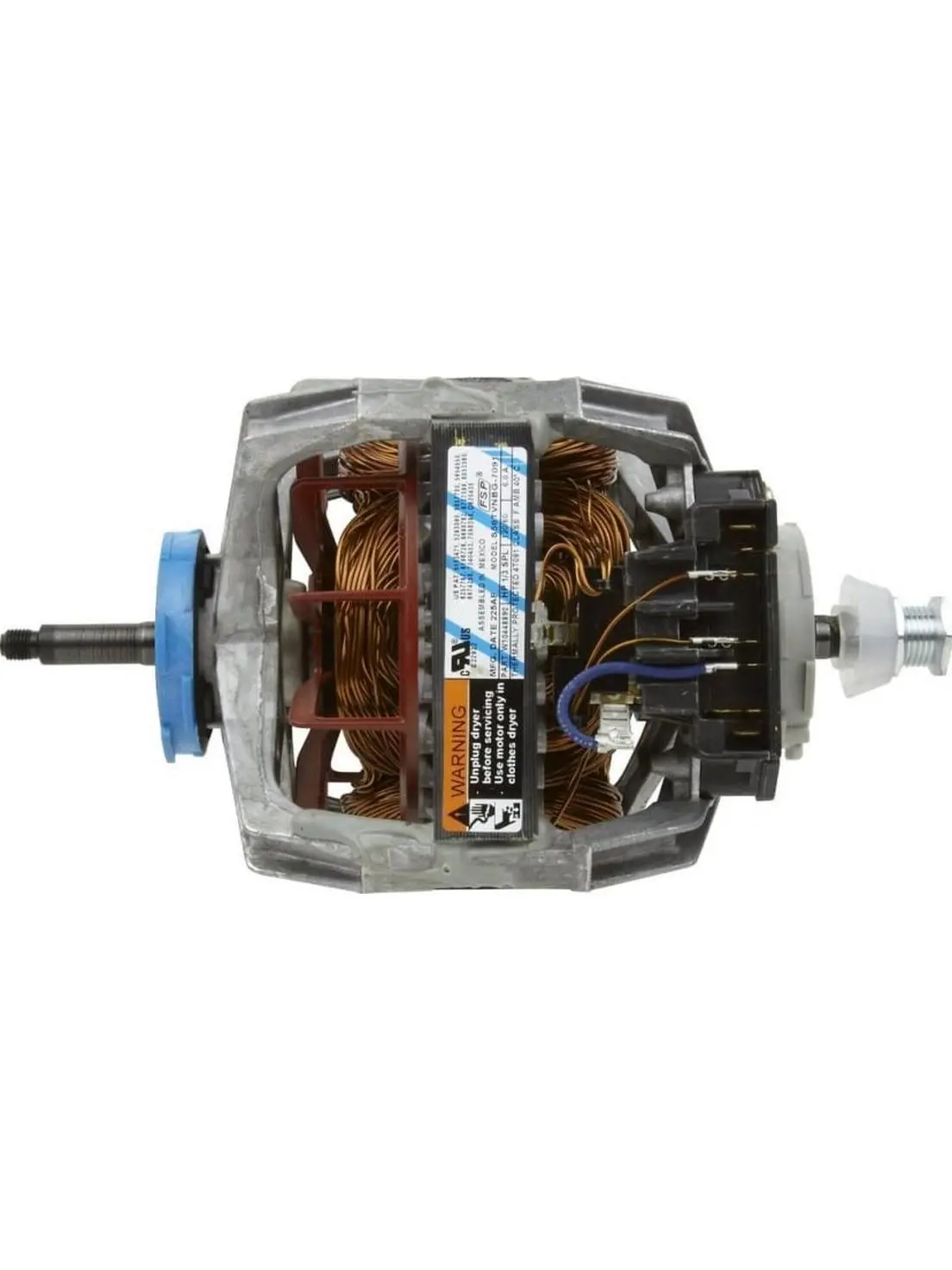 Whirlpool Dryer Drive Motor - Drives Drum, Replacement Part for Large Home Appliance Parts & Accessories Needs