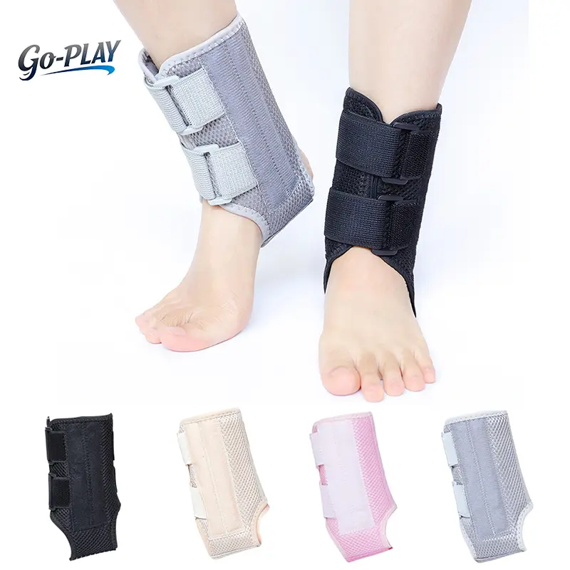 Adjustable Ankle Support Brace for Women & Men, Compression Ankle Stabilizer with Dual Velcro Straps, Breathable Foot Support for Running, Basketball, Walking, Gym & Sports Recovery