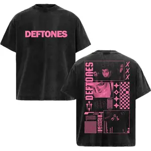 [KM 100%cotton]Deftones Band T-Shirt, Dreamy Alternative Metal Graphic Tee, Dark Romantic Y2K Aesthetic Shirt, Distressed Shoegaze Music Merch, Gift for Fans, Unisex Merch for Men & Women funny graphic tee,funny shirts men,humor graphic tee Streetwear