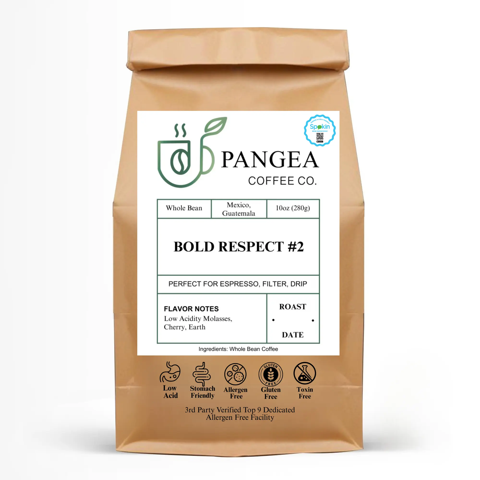 Bold Respect No. 2 – Monthly Dark Roast Coffee Subscription (10oz) | Low Acid & Clean