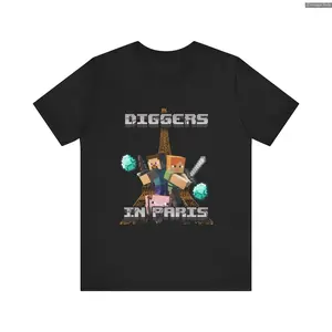 Diggers In Paris Funny Minecraft Shirt, Funny Shirts, Gift Shirts, Gag Gifts, Meme Shirts, Parody Gifts, Ironic, Funny Minecraft , Trendy Vibe Shirt