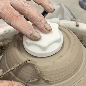 Pottery Trimming Rotary Tool, Clay Pottery Drawing Trimmer, Stabilizes Position on Wheel, Pottery Correction Stabilizer, Practical Pottery Tool