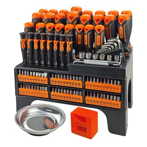 118-Piece Magnetic Screwdriver Set, Plastic Grade, Men's Tools