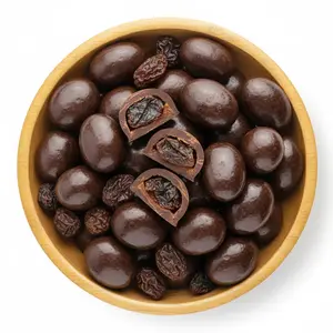 NY Spice Shop - Dark Chocolate Raisins - Sugar Free - 8oz, 1lb, 3lb - Chocolate-Covered Raisins - Dark Chocolate & Natural Raisin Sweetness - Sugar-Free Semisweet Dark Chocolate - Bite-Sized Snacks - Snacking, Baking & Dessert Toppings