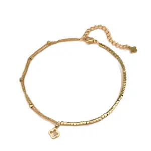 Pulsera de Trebol . Acero Inoxidable/stainless steel clover bracelet