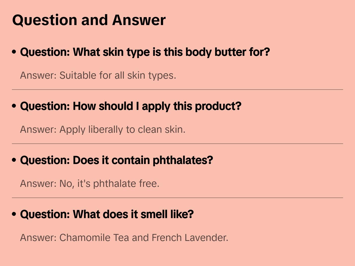 Chamomile + Lavender Body Butter