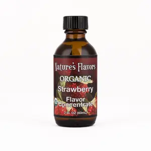Strawberry Flavor Concentrate, Organic for Baking, Beverages & More