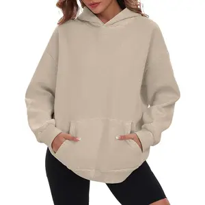 Womens Oversized Hoodies Fleece Sweatshirts Long Sleeve Pullover Winter Fall Outfits Clothes with Pocket
