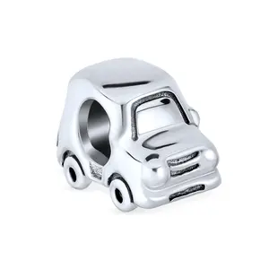 SUV Car Charm Bead for Soccer Moms Charm Bead .925 Sterling Silver Fits European Bracelet